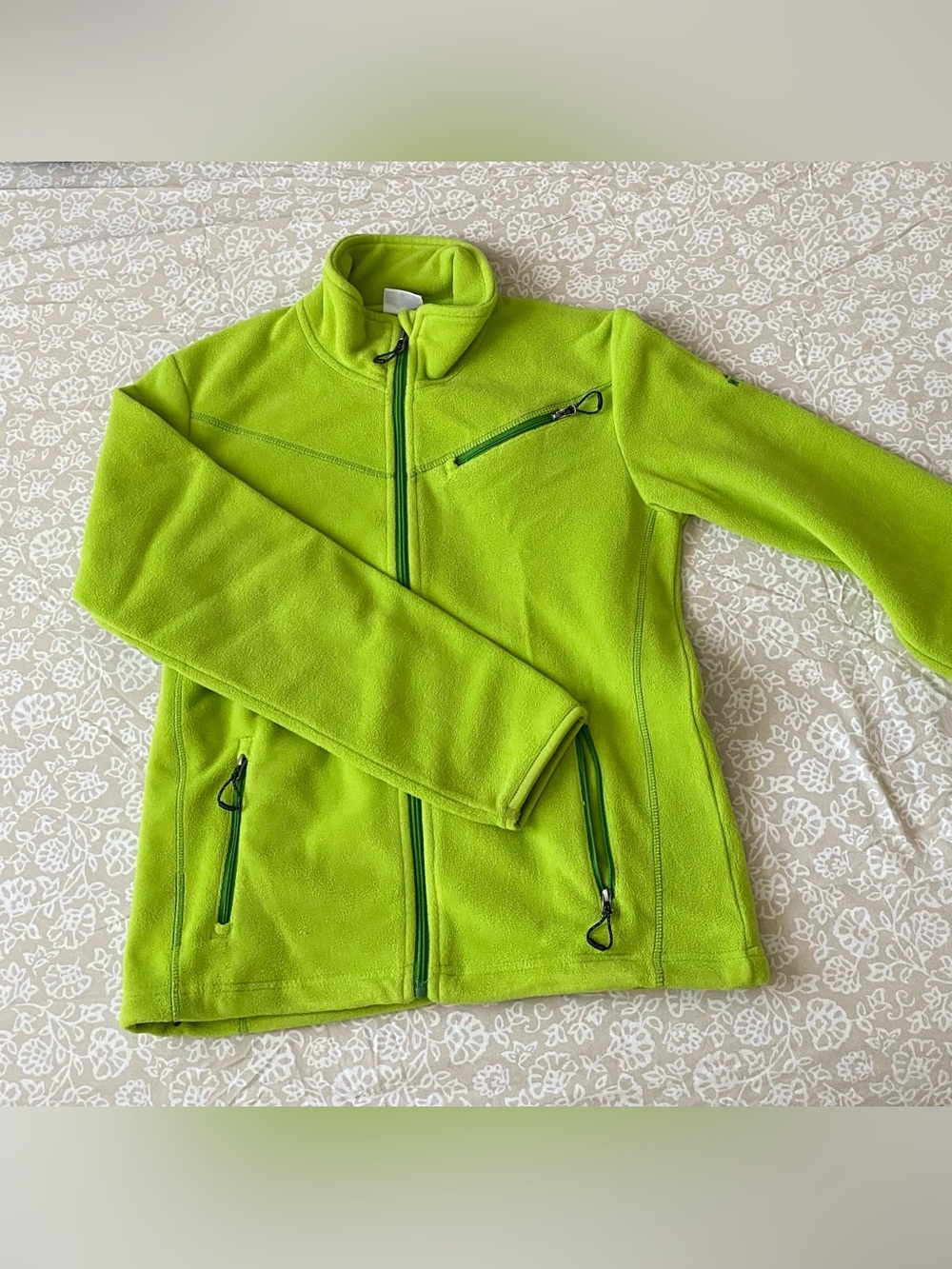 Lime Green Fleece Jacket